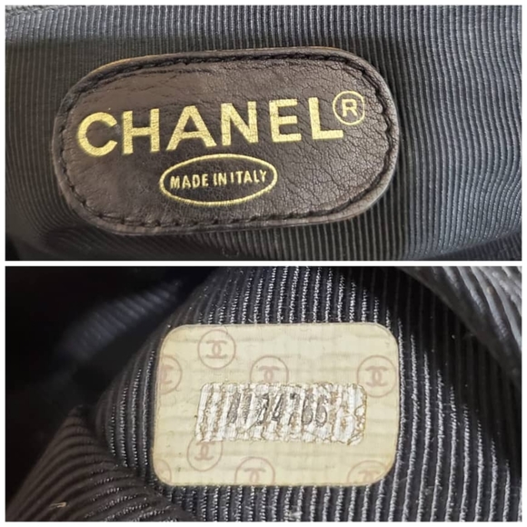 Authentic CHANEL Caviar CC Shoulder Bag Black - Picture 4 of 13